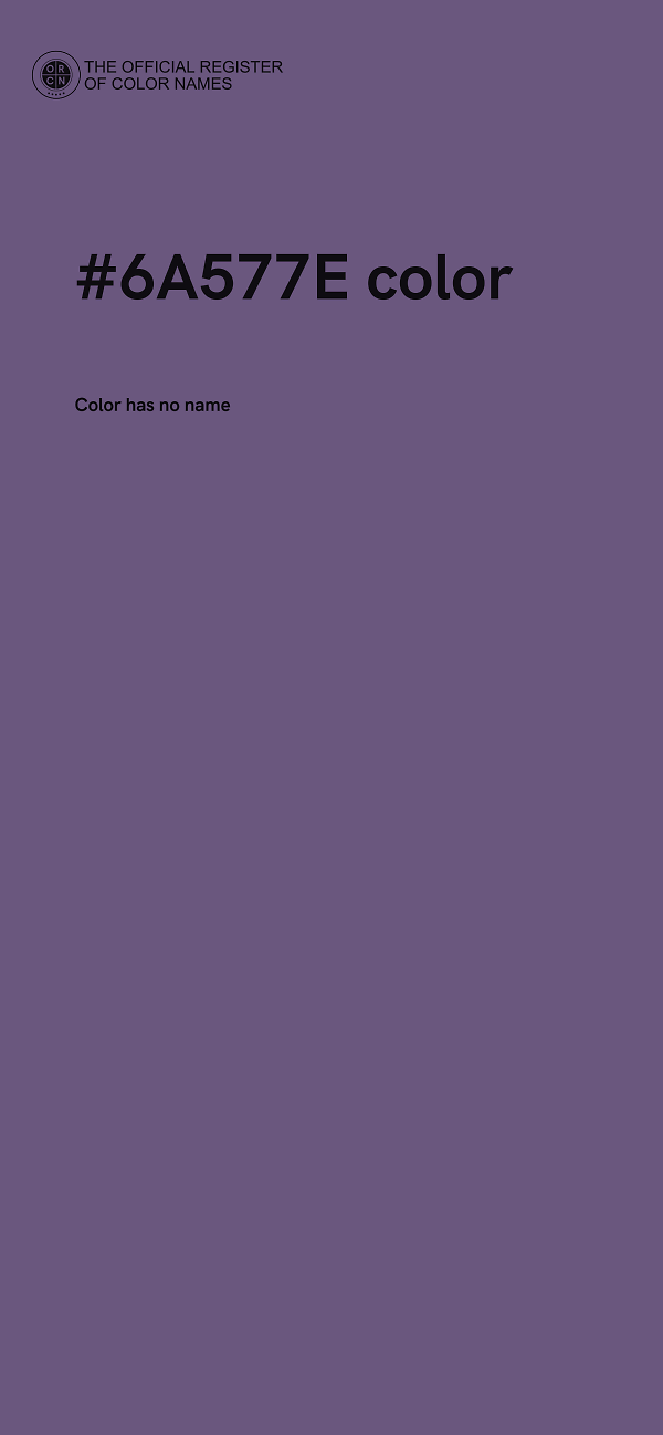 #6A577E color image