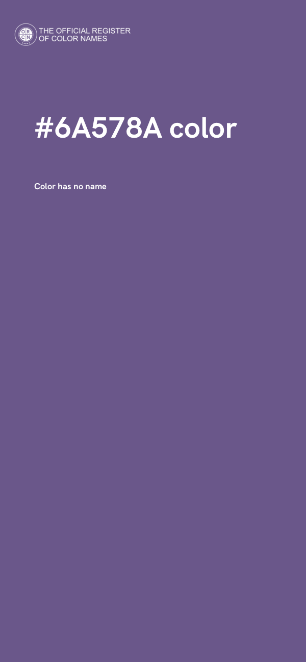 #6A578A color image