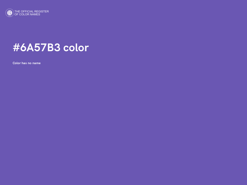 #6A57B3 color image
