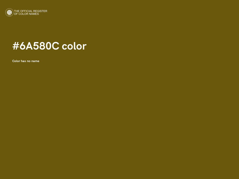 #6A580C color image