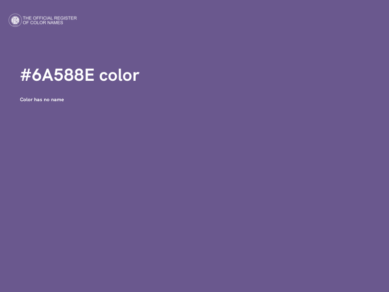 #6A588E color image