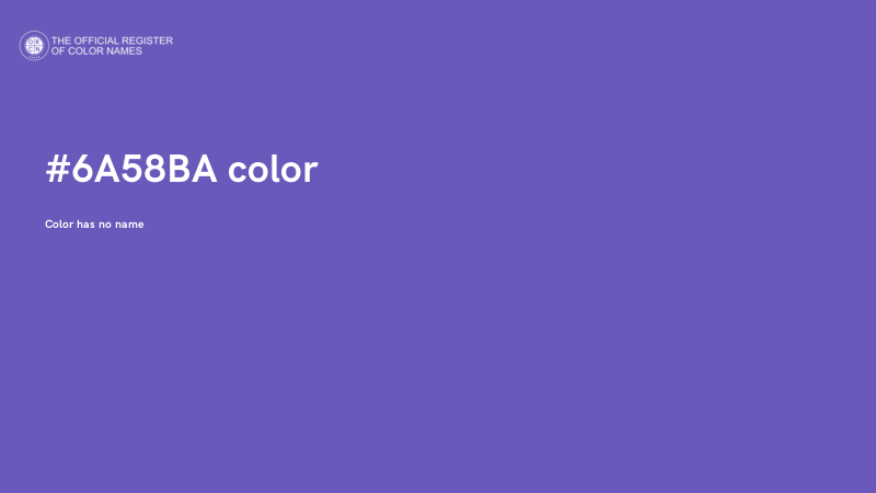 #6A58BA color image