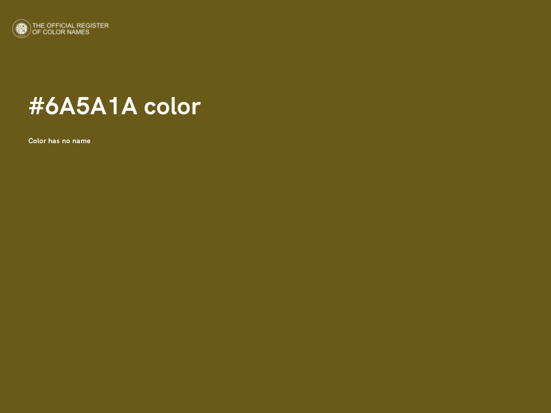 #6A5A1A color image