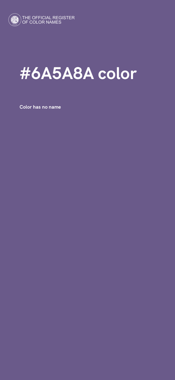 #6A5A8A color image