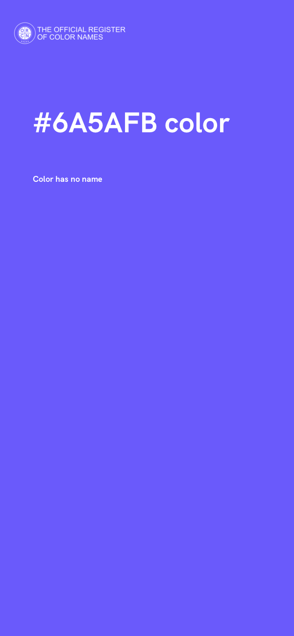 #6A5AFB color image