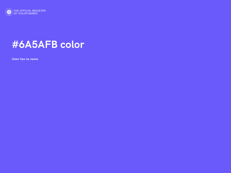 #6A5AFB color image