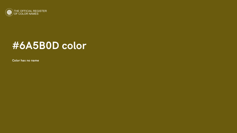 #6A5B0D color image