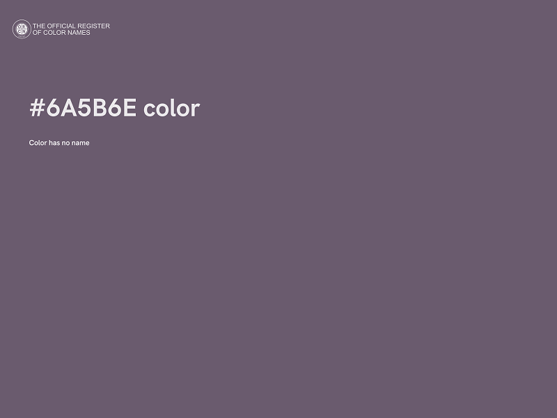 #6A5B6E color image