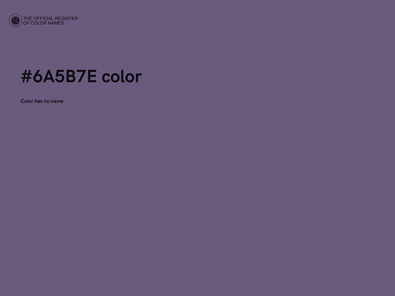 #6A5B7E color image