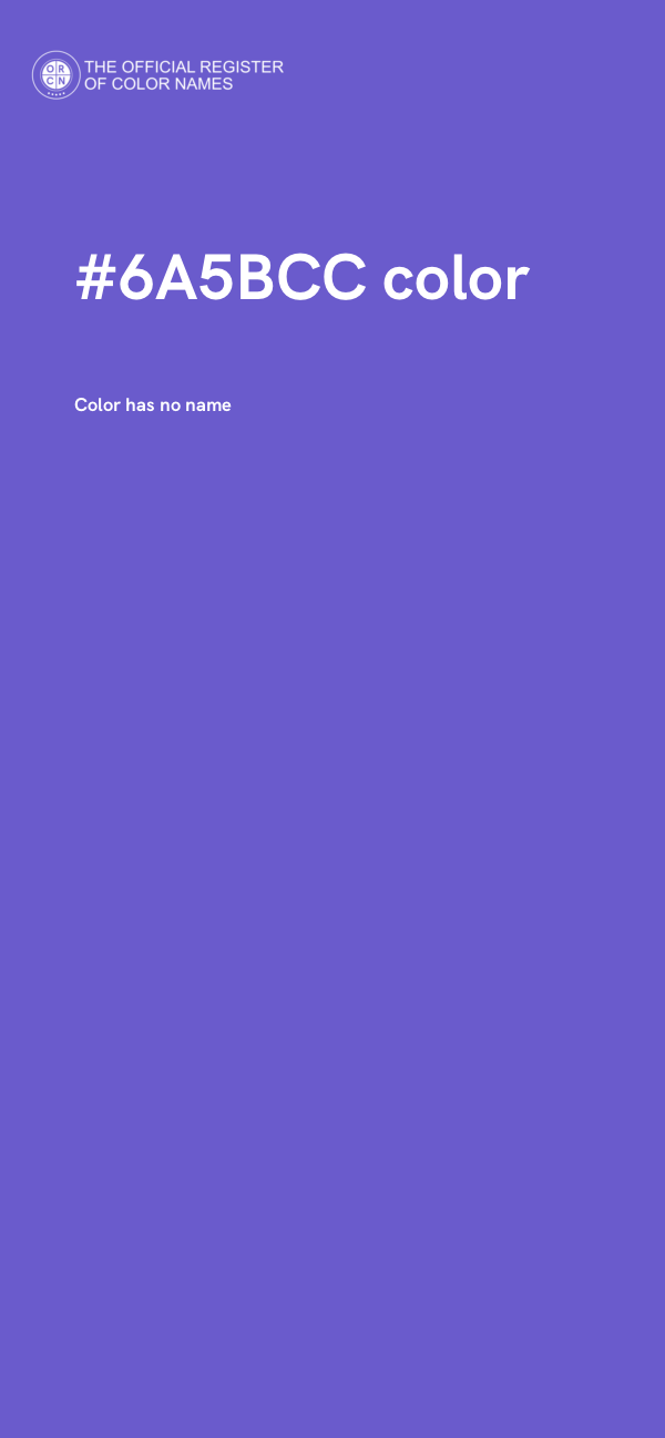 #6A5BCC color image