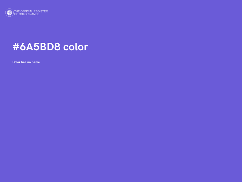 #6A5BD8 color image
