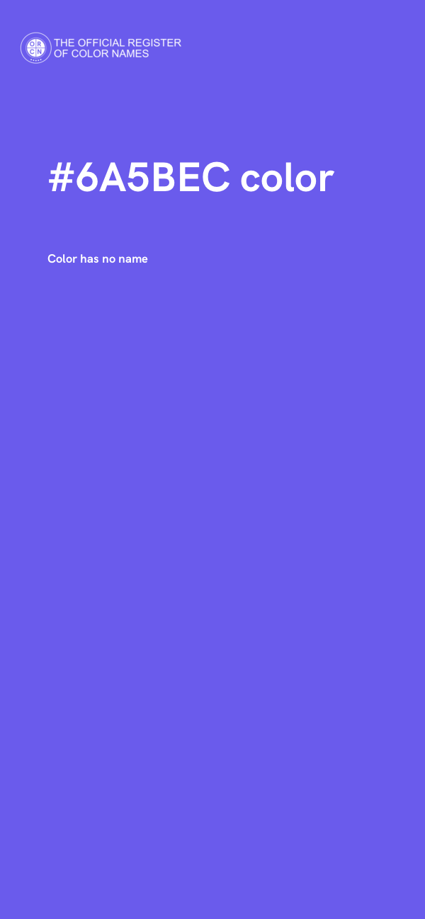 #6A5BEC color image