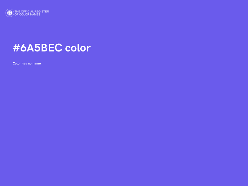 #6A5BEC color image