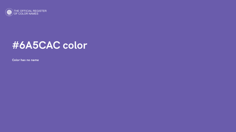 #6A5CAC color image