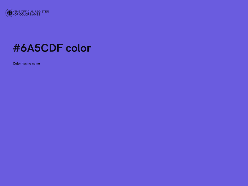 #6A5CDF color image