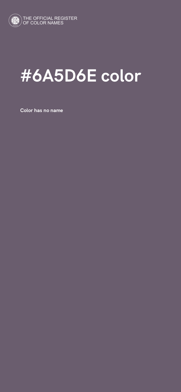 #6A5D6E color image