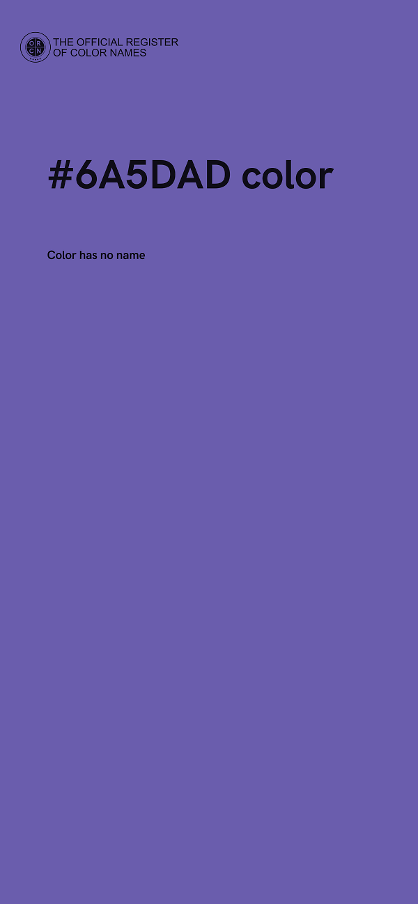 #6A5DAD color image