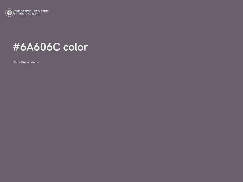 #6A606C color image