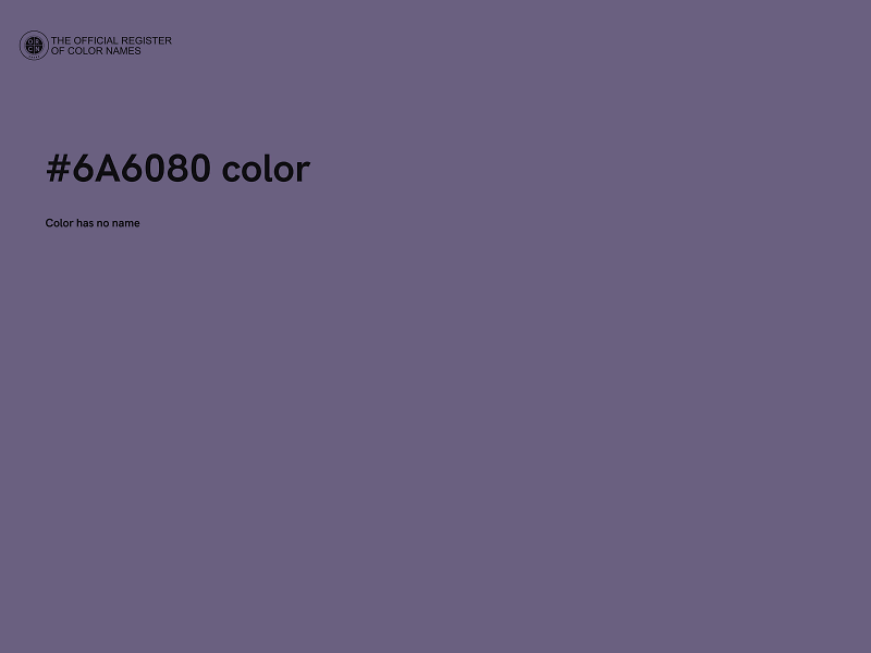 #6A6080 color image