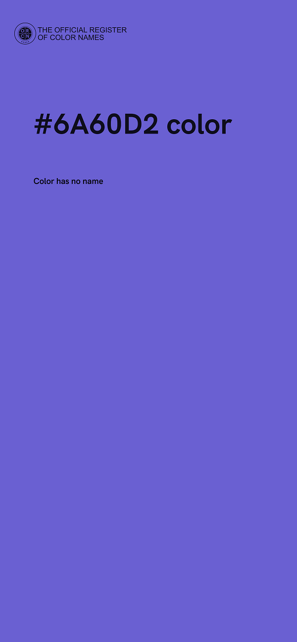 #6A60D2 color image