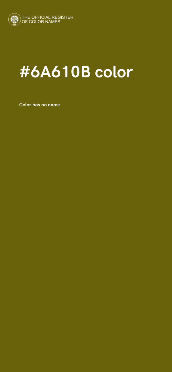 #6A610B color image