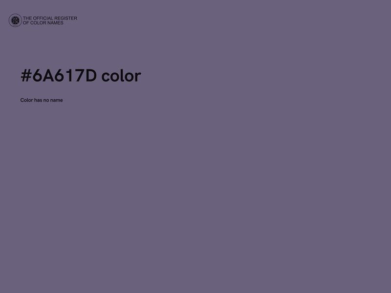 #6A617D color image