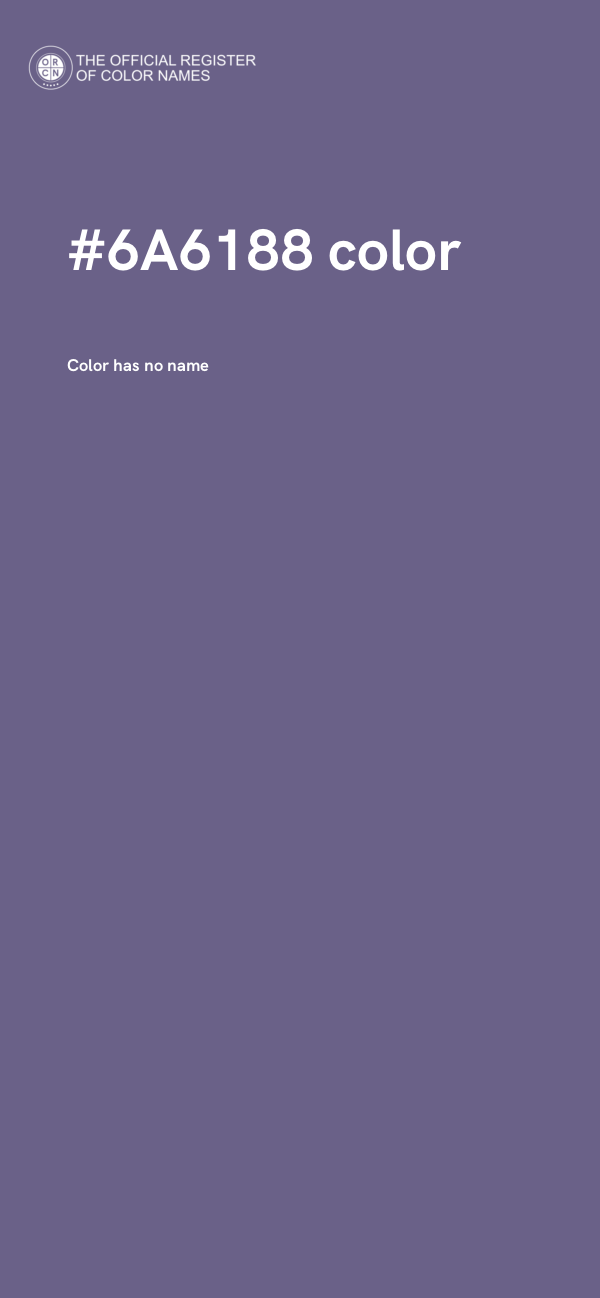 #6A6188 color image