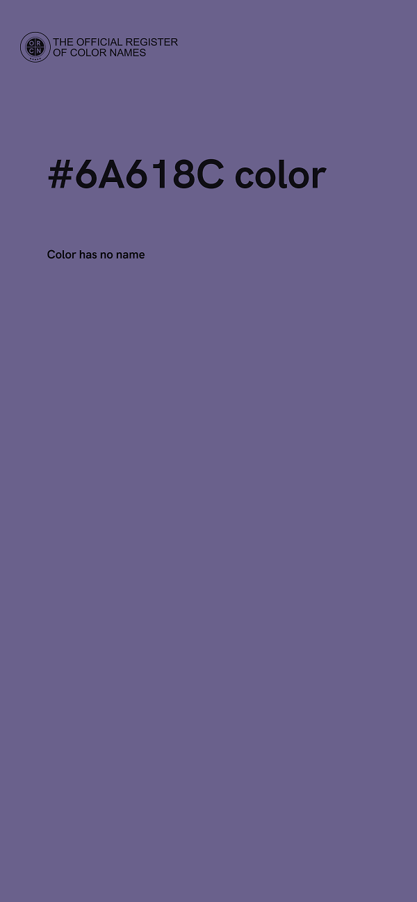 #6A618C color image