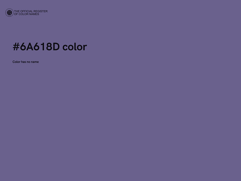 #6A618D color image