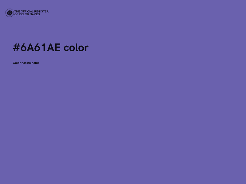 #6A61AE color image