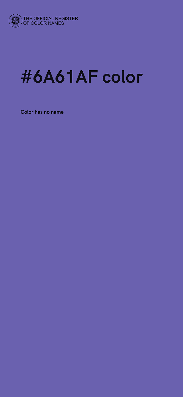 #6A61AF color image