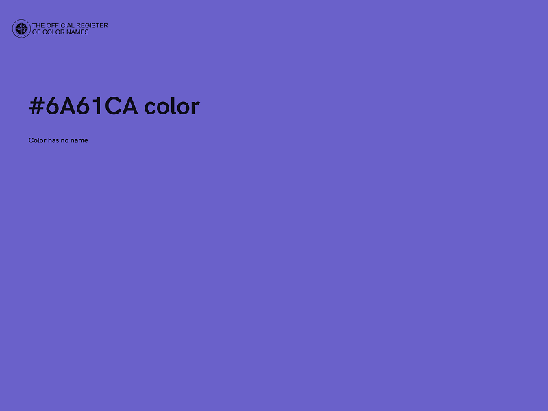 #6A61CA color image