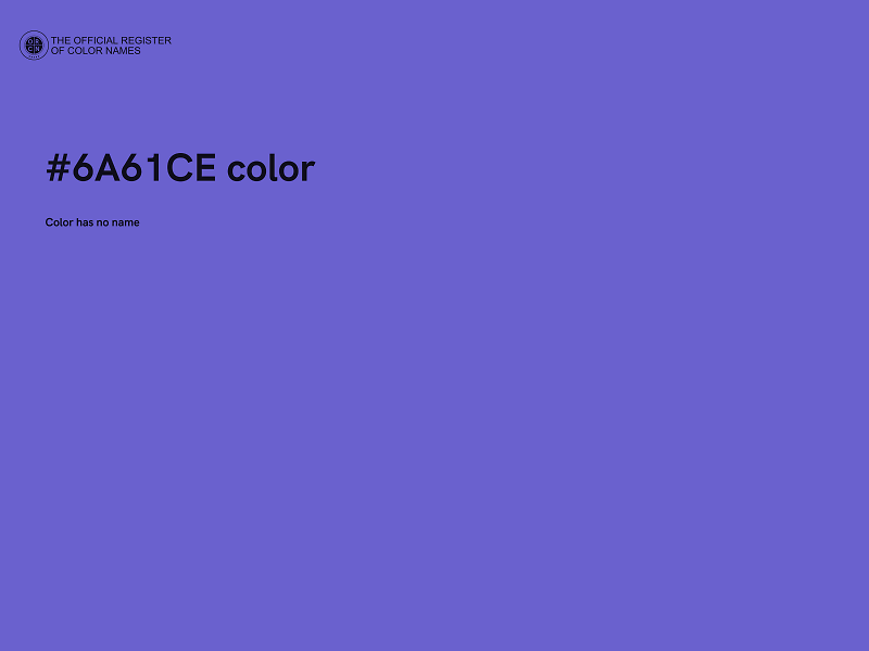 #6A61CE color image