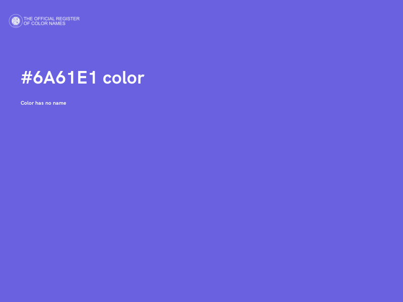 #6A61E1 color image