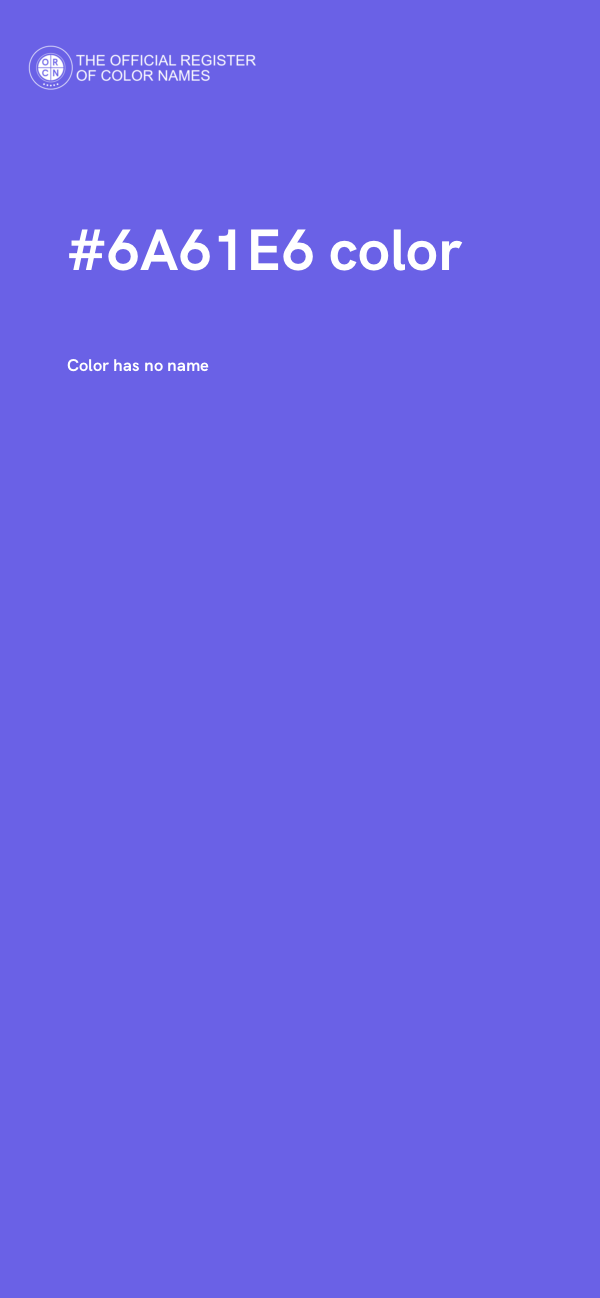 #6A61E6 color image