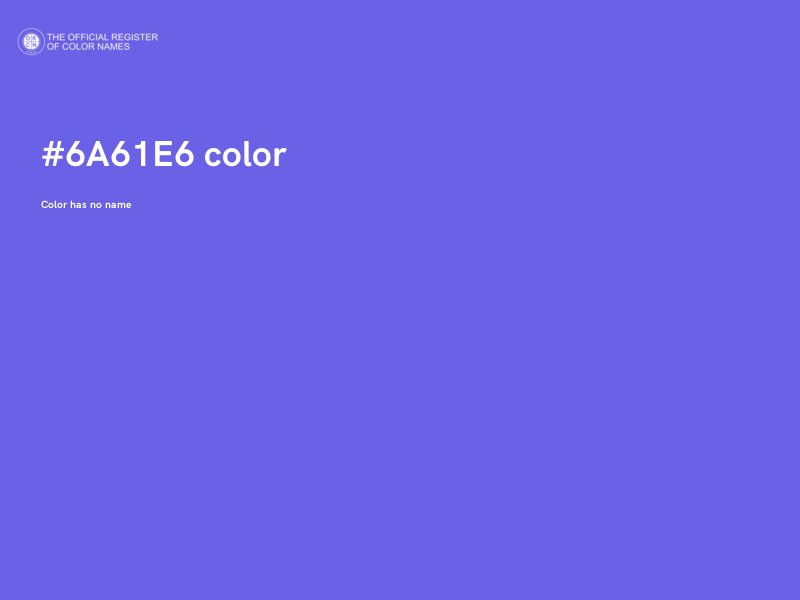 #6A61E6 color image