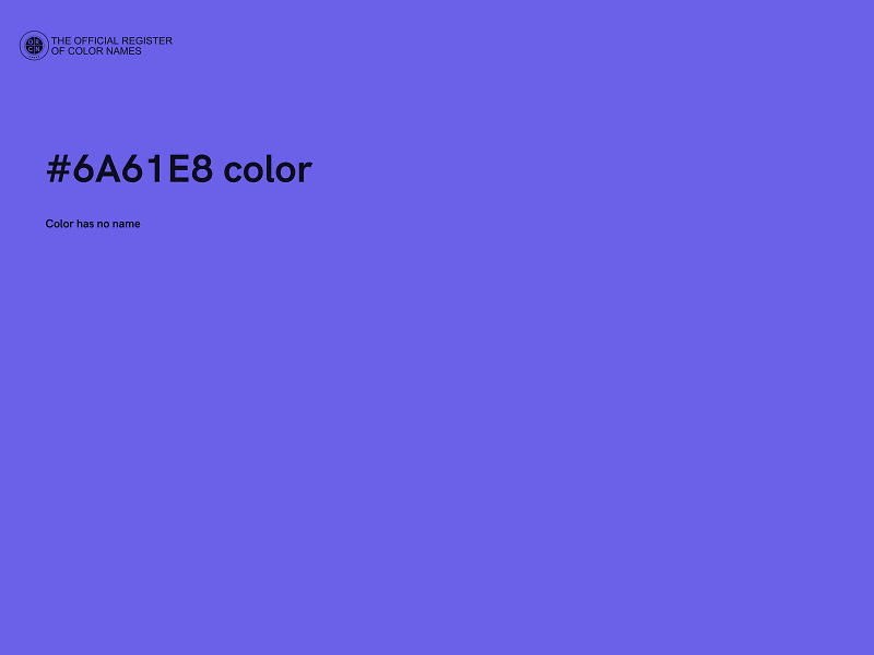 #6A61E8 color image