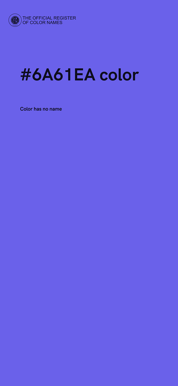 #6A61EA color image