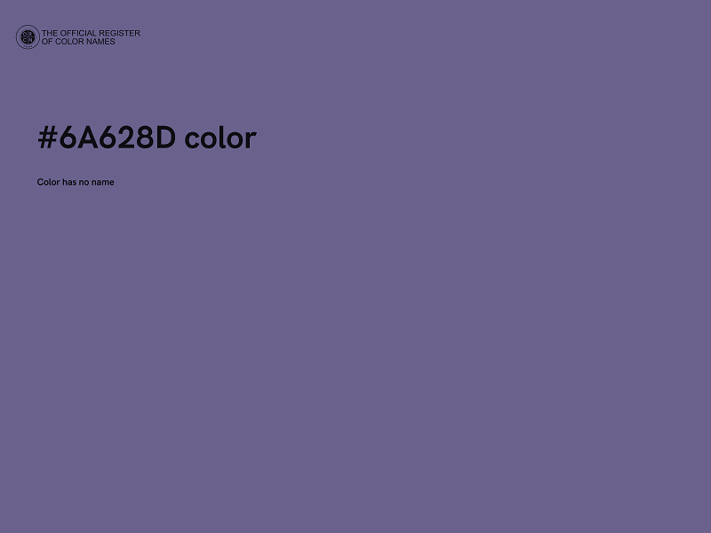 #6A628D color image