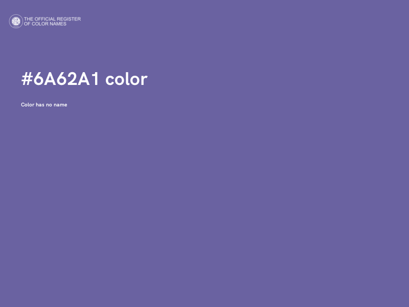 #6A62A1 color image