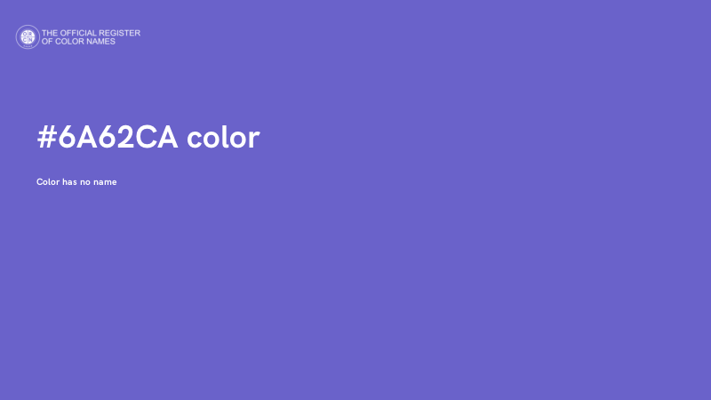 #6A62CA color image