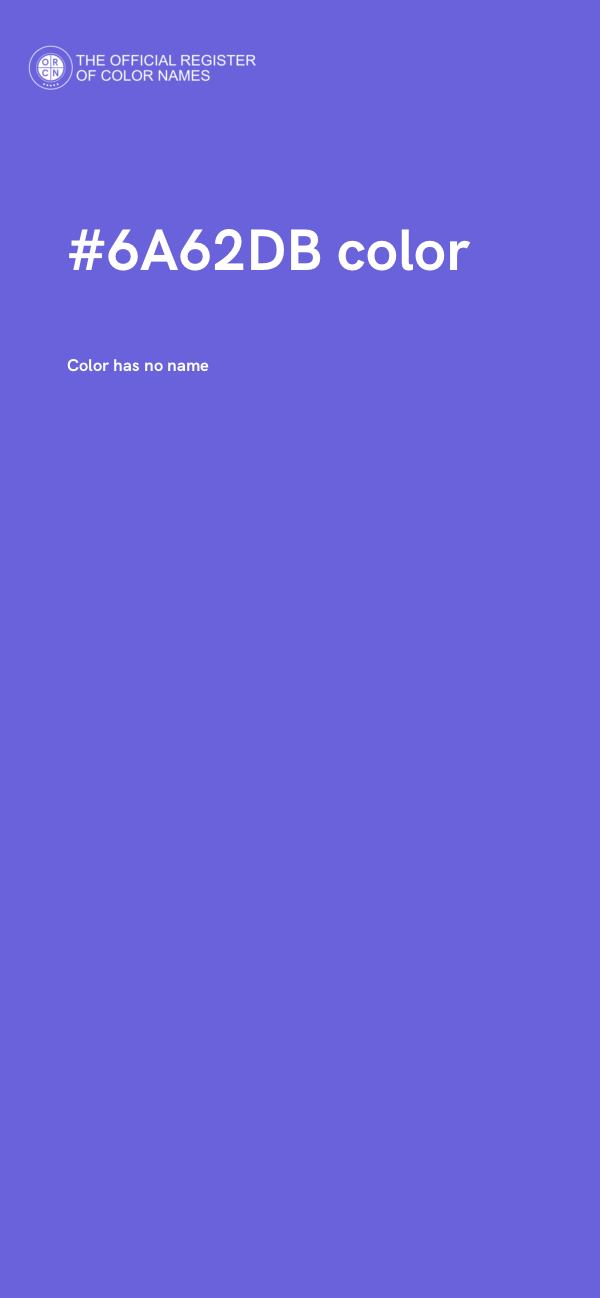 #6A62DB color image