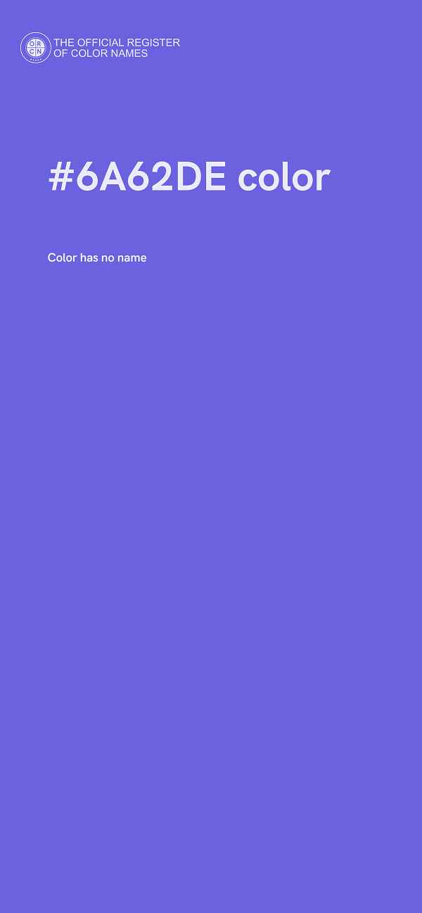 #6A62DE color image