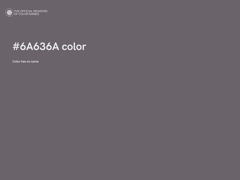 #6A636A color image