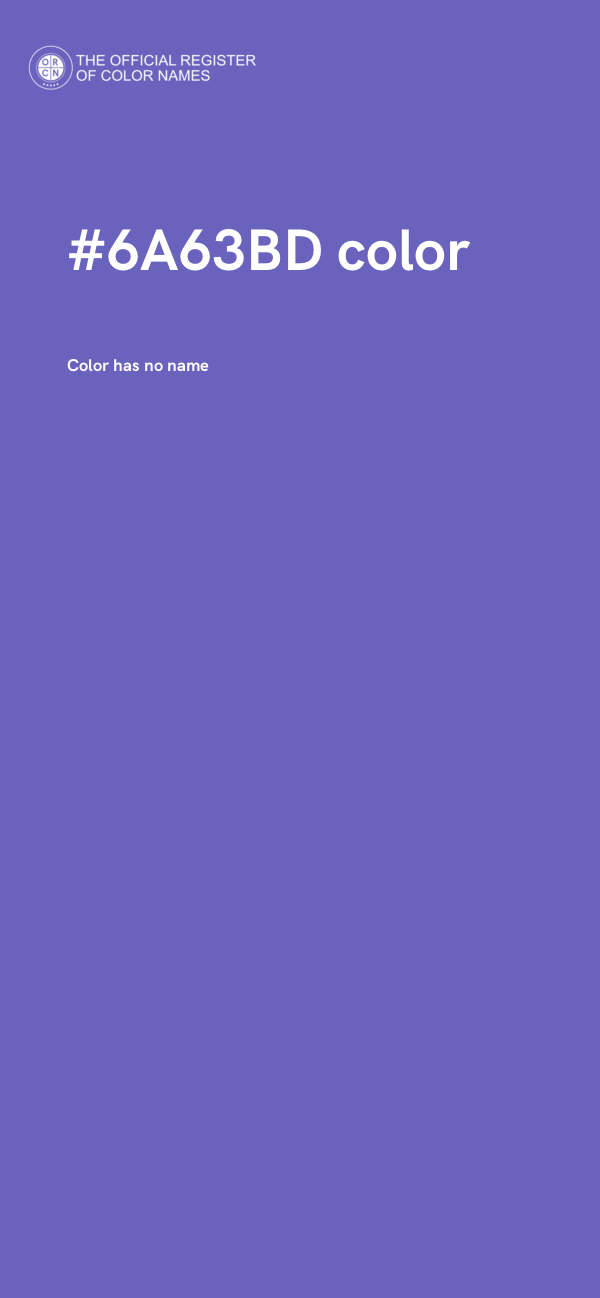 #6A63BD color image