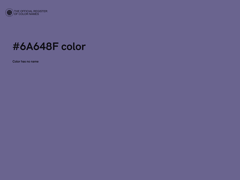 #6A648F color image