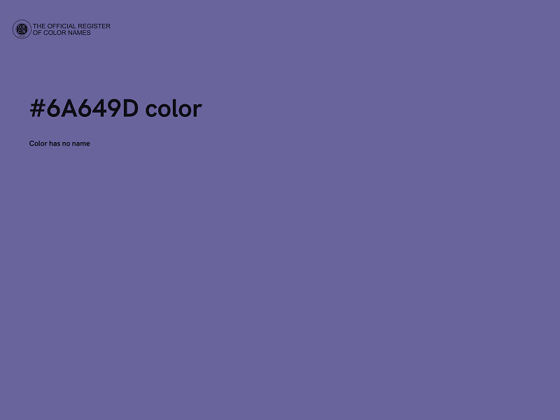 #6A649D color image