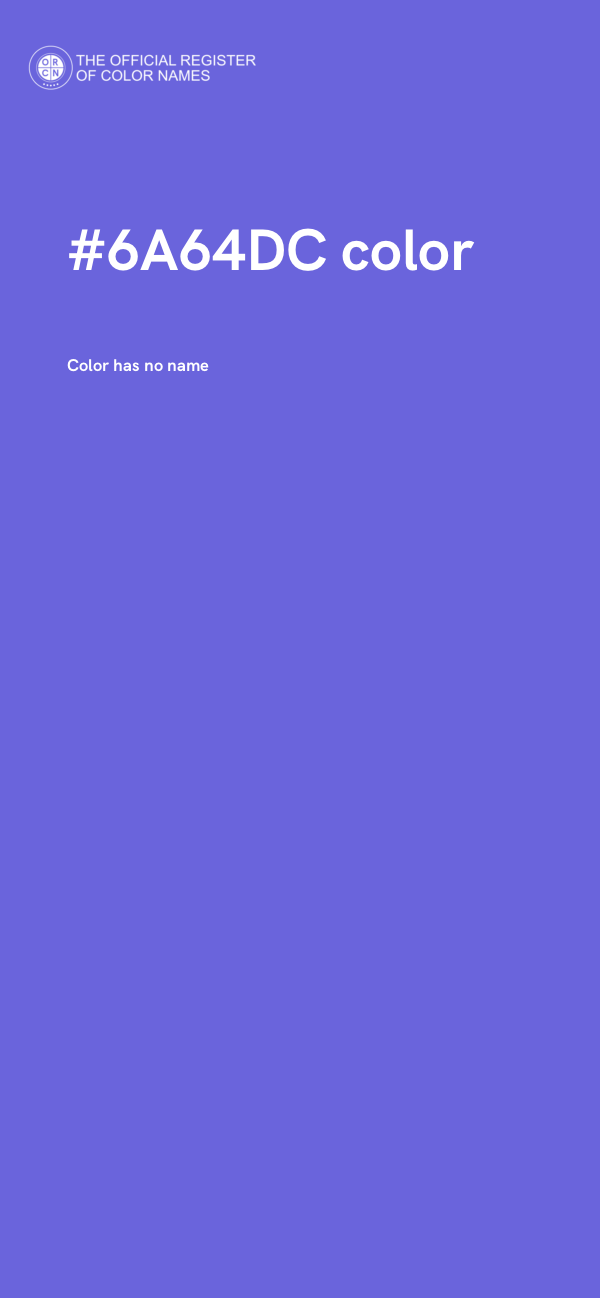 #6A64DC color image
