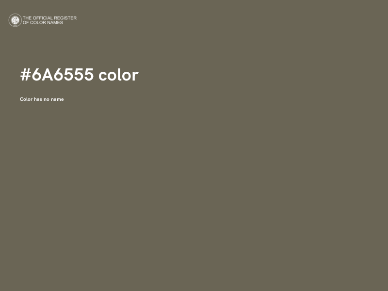 #6A6555 color image
