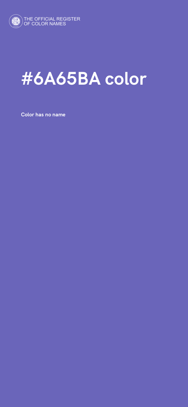 #6A65BA color image